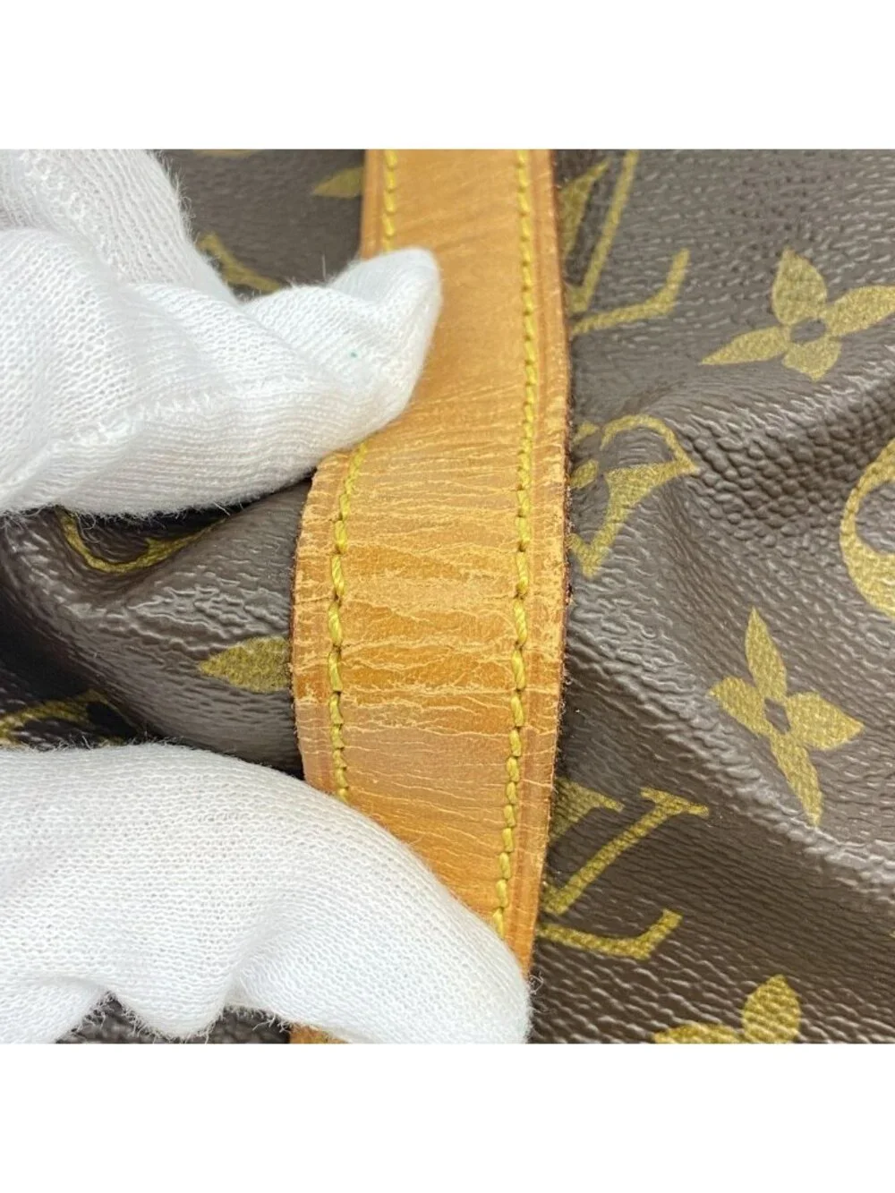 Louis Vuitton Boston Bag Monogram Sac Spool 35 Brown